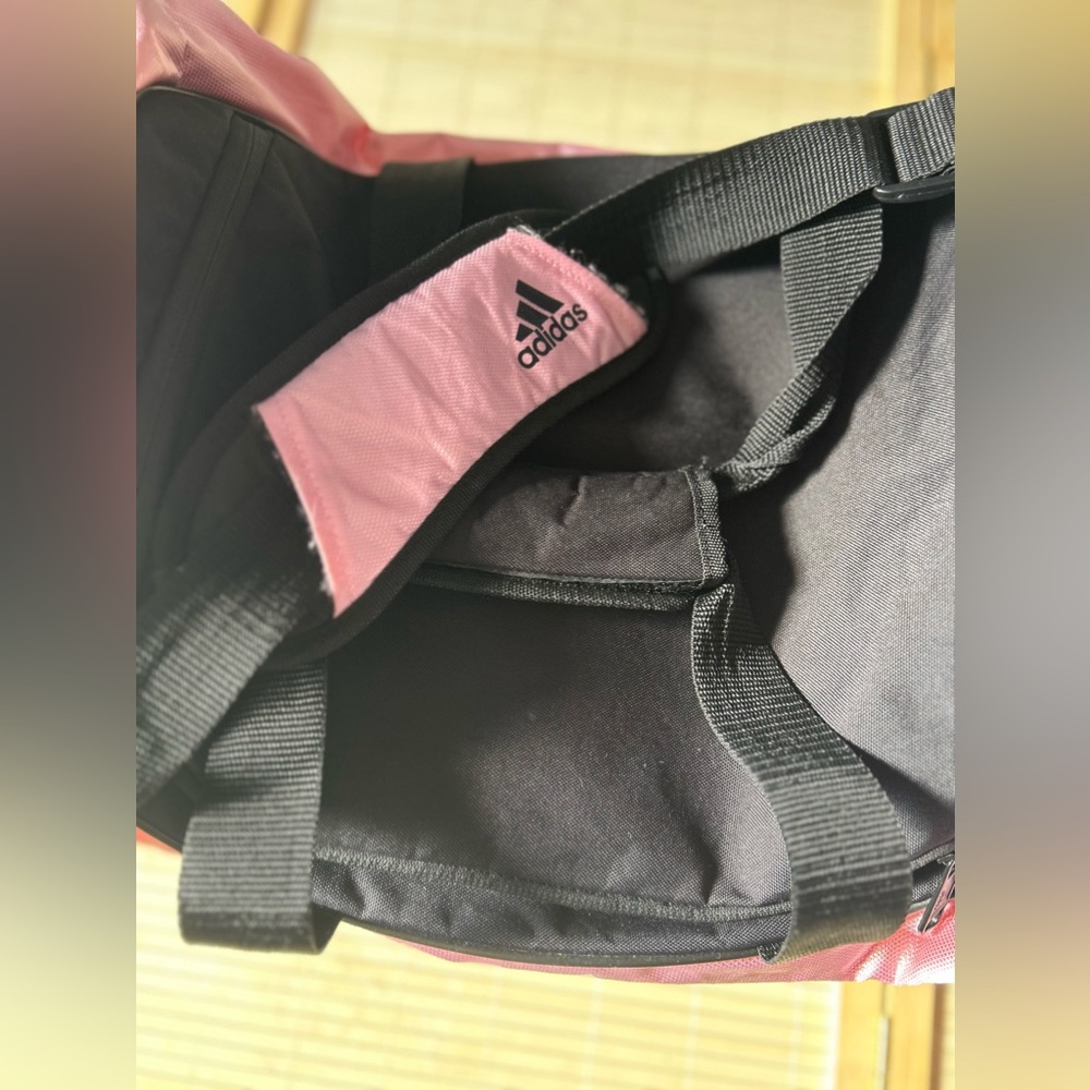 Adidas athletic defender baby pink rose duffle bag - Picture 4 of 11
